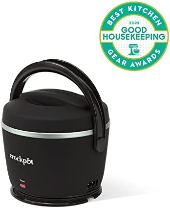 Leak-Proof Crock-Pot Electric Lunch Box Food Warmer 20oz – Black S26G - Mini Personal Food Warmer for Healthy Meal Prep Detail