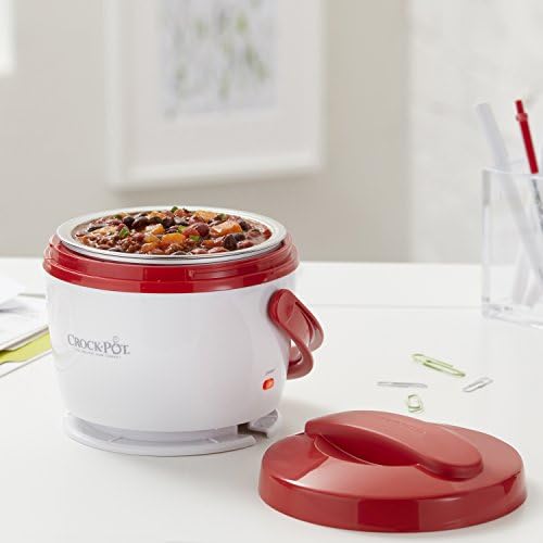 Rapid Heating Crock-Pot Portable Lunch Food Warmer – Red S04M - Self-Heating Lunch Box for Office and Car Travel Detail