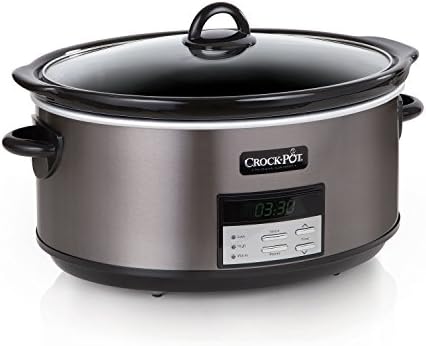 Programmable Crock-Pot 8 Quart Programmable Slow Cooker with Auto Warm S28G - Digital Crock Pot Slow Cooker for Family Meals - Default Title