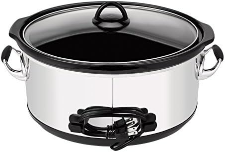 Programmable Crock-Pot 7 Quart Programmable Slow Cooker – Polished Platinum S23E - Digital Crock Pot Slow Cooker for Family Meals Detail