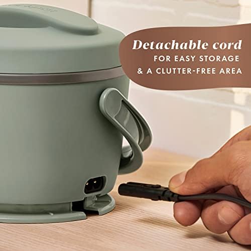Rapid Heating Crock-Pot Portable Electric Lunch Box Food Warmer – Green S21D - Leak-Proof Heated Bento Box Lunch Warmer Detail
