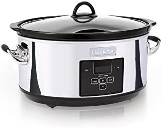 Programmable Crock-Pot 7 Quart Programmable Slow Cooker – Polished Platinum S23E - Digital Crock Pot Slow Cooker for Family Meals - Default Title