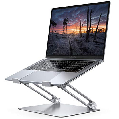 Eco-Friendly Lamicall Adjustable Laptop Stand, Portable Laptop Riser, Aluminum Laptop Stand Kit