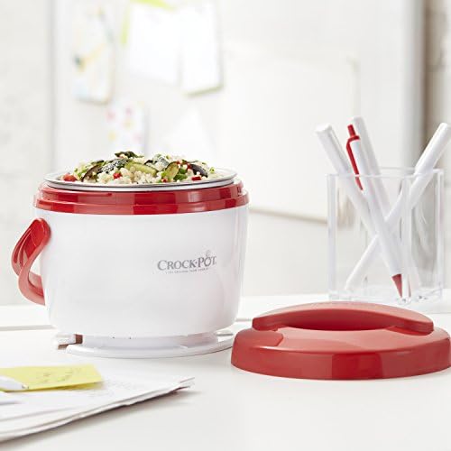 Rapid Heating Crock-Pot Portable Lunch Food Warmer – Red S04M - Self-Heating Lunch Box for Office and Car Travel Detail
