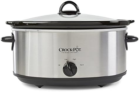 Triple-Insulated Crock-Pot 7 Quart Oval Manual Slow Cooker – Stainless Steel S29K - Stainless Steel Slow Cooker with Locking Lid Detail