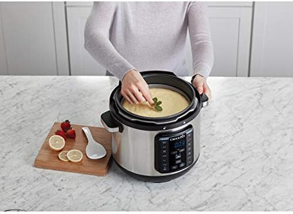 Multi-Functional Electric Crock-Pot 8 Quart Express Crock Multi-Use Pressure Cooker S05K - Digital Pressure Cooker with Multi-Safety Protection Detail