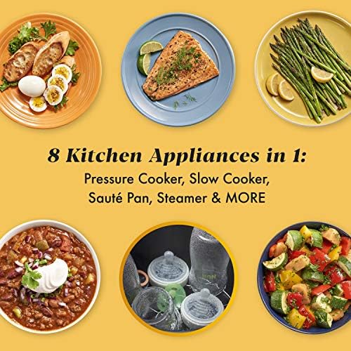 Multi-Functional Electric Crock-Pot 8 Quart Express Crock Multi-Use Pressure Cooker S05K - Digital Pressure Cooker with Multi-Safety Protection Detail