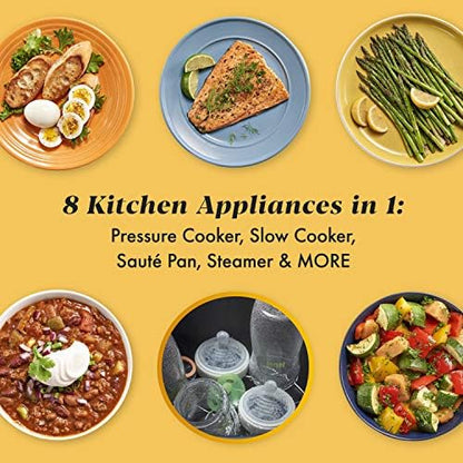Multi-Functional Electric Crock-Pot 8 Quart Express Crock Multi-Use Pressure Cooker S05K - Digital Pressure Cooker with Multi-Safety Protection Detail