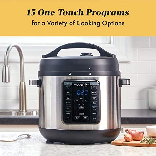Multi-Functional Electric Crock-Pot 8 Quart Express Crock Multi-Use Pressure Cooker S05K - Digital Pressure Cooker with Multi-Safety Protection Detail