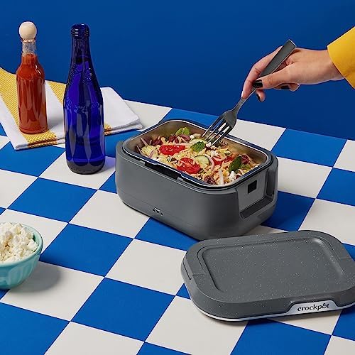 Mini Personal Crock-Pot Portable Electric Lunch Box Food Warmer 28oz S14W - Mini Personal Food Warmer for Healthy Meal Prep Detail